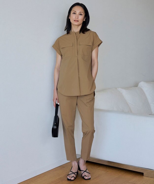 ICB 【接触冷感・UVカット・撥水・洗える】 プルーフ4WAYタフタ パンツ コルク系