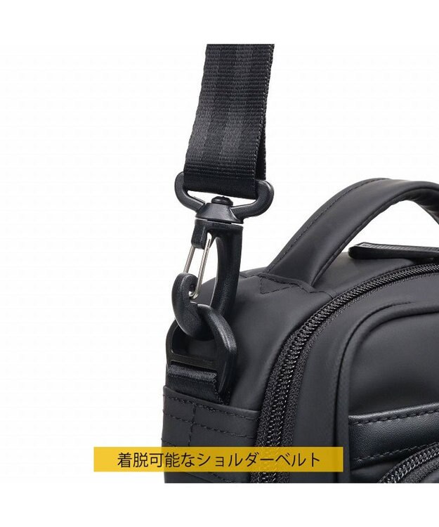 ACE BAGS & LUGGAGE ace. フレックスライトコート ショルダーバッグ 高強度PU加工生地 3L 68232 エース ブラック