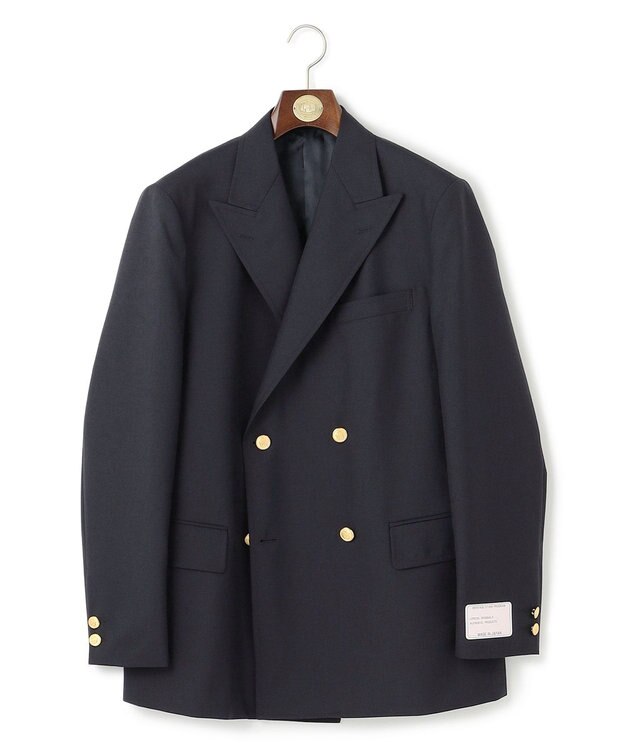 J.PRESS MEN 【J.PRESS ORIGINALS】PEPPIN MERINO TOROPICAL 4B BLAZER / JAPAN MADE / New Authentic-Fit ネイビー系