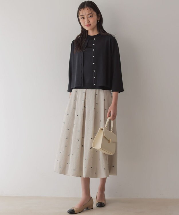 組曲 バイカラーバレエシューズ ベージュ系