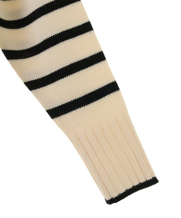 Green Parks 洗えるモックネックニットプルオーバー Off White