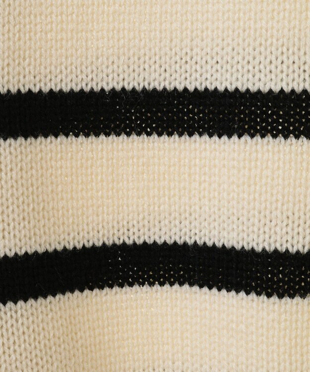 Green Parks 洗えるモックネックニットプルオーバー Off White