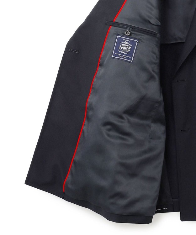 J.PRESS MEN 【J.PRESS ORIGINALS】PEPPIN MERINO TOROPICAL 4B BLAZER / JAPAN MADE / New Authentic-Fit ネイビー系