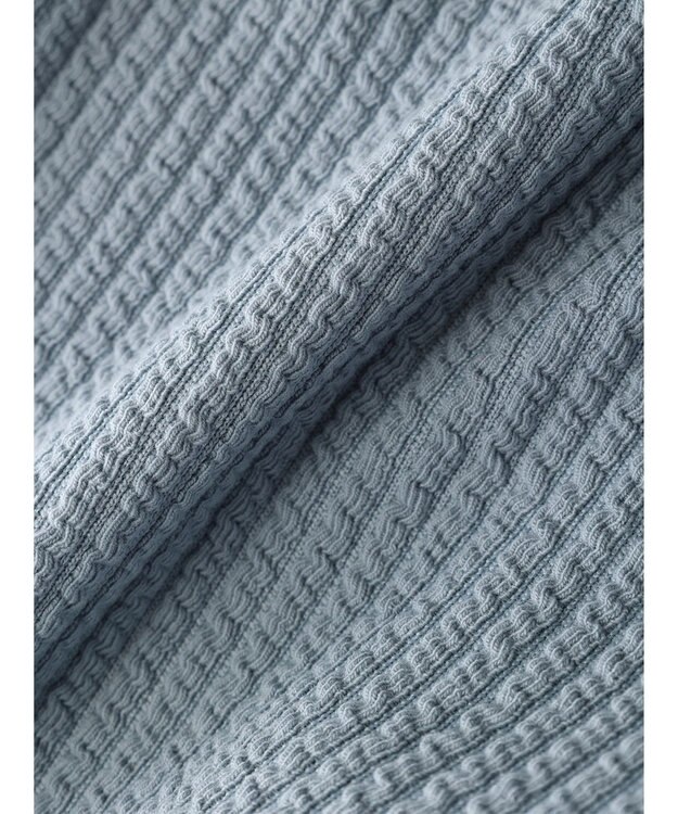 earth music&ecology ぽこぽこスリットパンツ Royal Blue