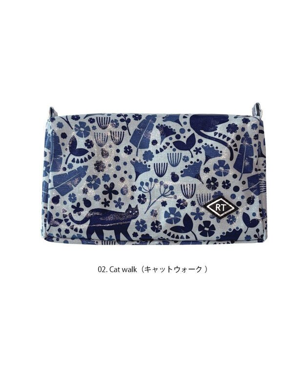 ROOTOTE 1027【ポーチ】WR.ウィズルー.ラミネート-R 02：キャットウォーク