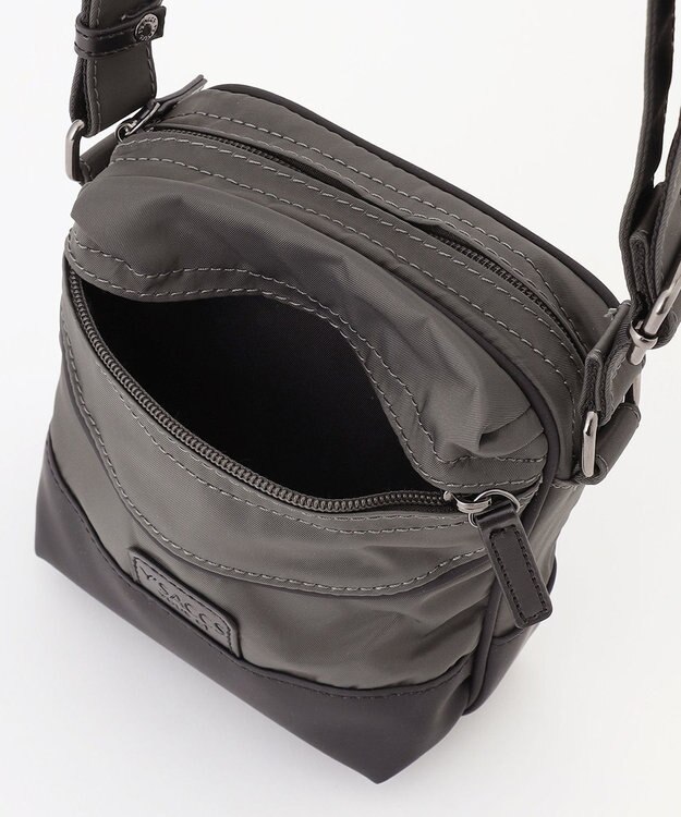 Y'SACCS 【Y’SACCS vous et】ナイロン×ポリウレタン ポシェット ダークグレー