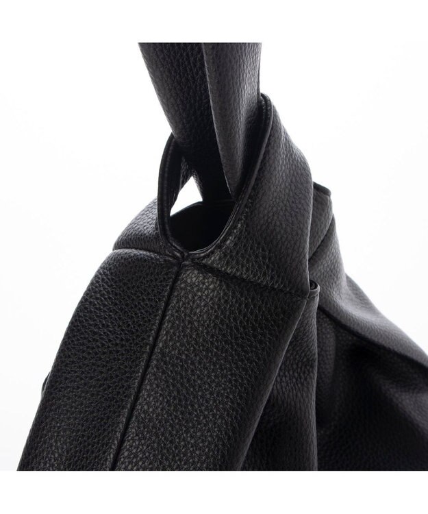 UNBILLION カシュカシュ cachecache / ラウンド型ワンハンドル手提げバッグ ブラック