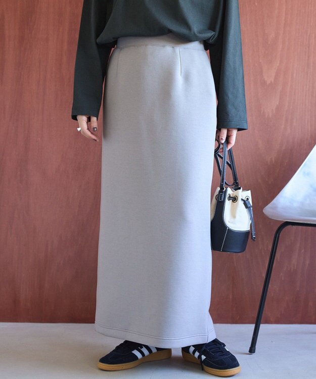 AMERICAN HOLIC ダンボールポンチスカート Gray Beige