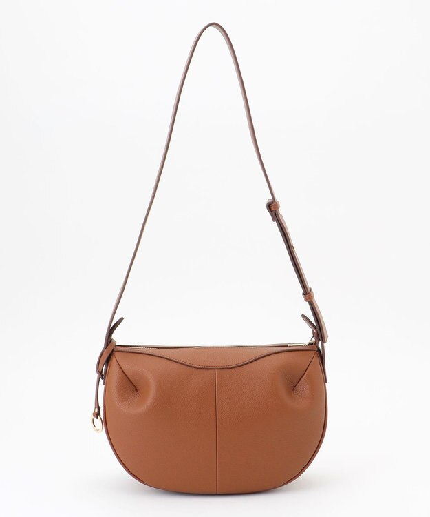 組曲 ハーフムーンショルダー バッグ ブラウン系