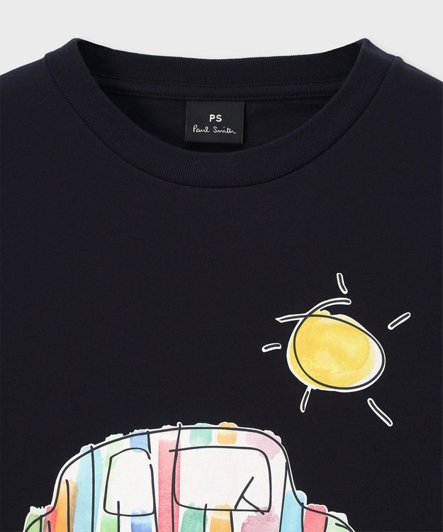 Paul Smith Drawn by Paul Striped Car Tシャツ ネイビー