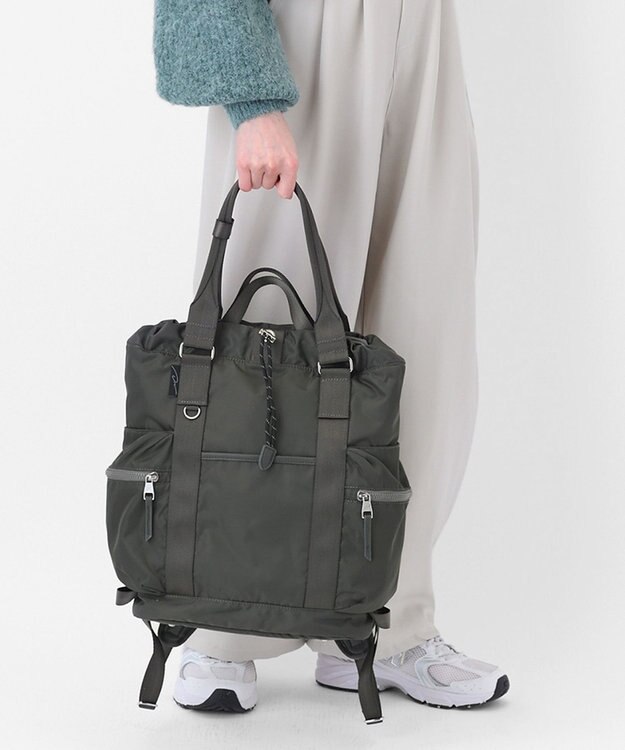 ACE BAGS & LUGGAGE W&.Day/Night アワイ 2WAYトート A4サイズ 13.3インチPC収納 20501 ダブルアンドデイナイト ウォームグレー