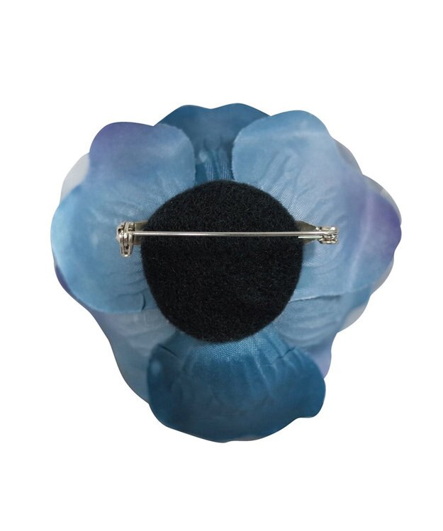 MIKI HOUSE HOT BISCUITS 【ミキハウス】 一輪コサージュ 紺