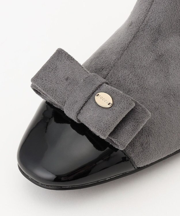 TOCCA NOBLE RIBBON SHORT STRECHBOOTS ブーツ ライトグレー系