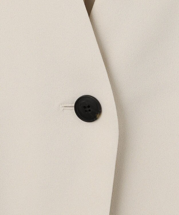 UNFILO L BEAUTY MOVE ノーカラージャケット アイボリー