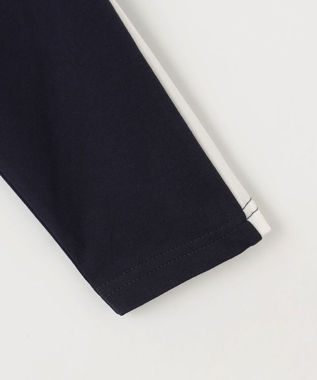 23区GOLF 【WOMEN】【吸水速乾/UVカット】ベアスムースモックシャツ ネイビー系