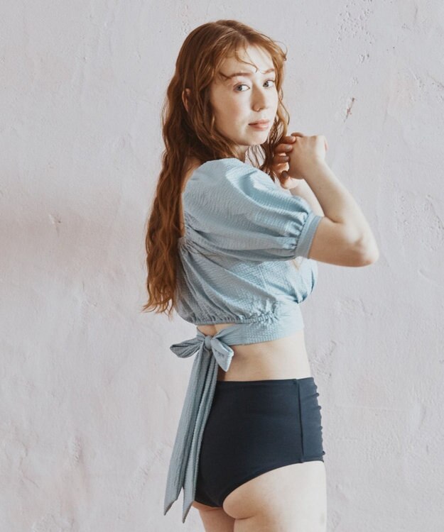 San-ai Resort（三愛水着楽園） WEB限定　3点セット水着　7号、9号、11号【BeachQueen(ビーチクイーン）】 ブルー