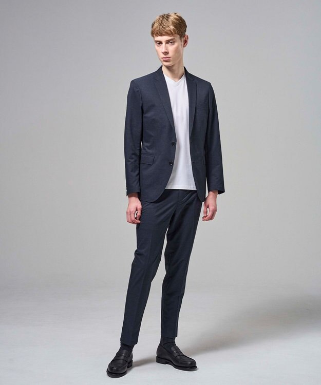 JOSEPH HOMME 新色【セットアップ対応】クールドッツストレッチ ジャケット ネイビー系