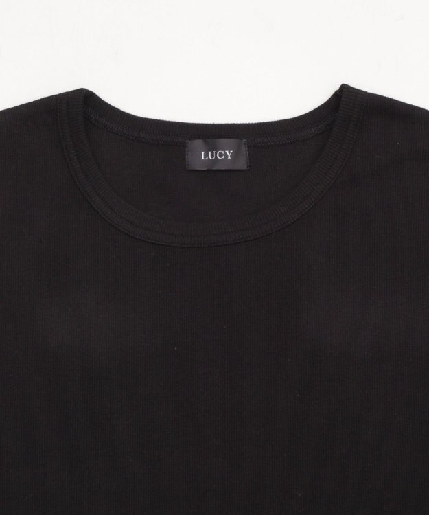 WEGO タイトフィットリブT（長袖） ブラック