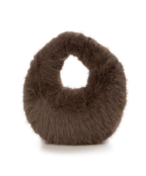 UNBILLION カカトゥ kakatoo / オーバルファーバッグ GY