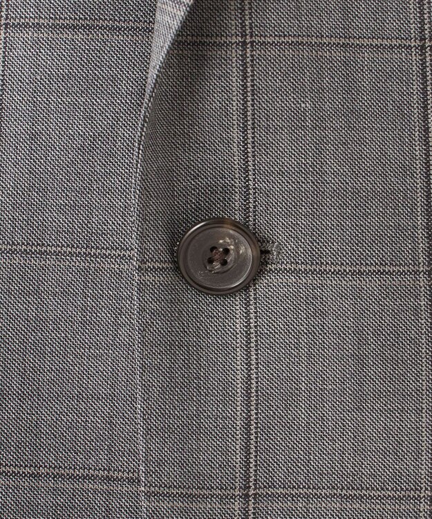 GOTAIRIKU 【DORMEUIL】AMADEUS365 3ピーススーツ （グレーチェック） ライトグレー系4