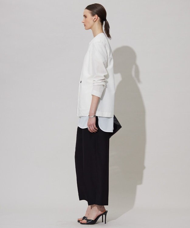 ICB 【一部カラーのみ接触冷感・洗える】UnleashLite ノーカラージャケット オフホワイト系