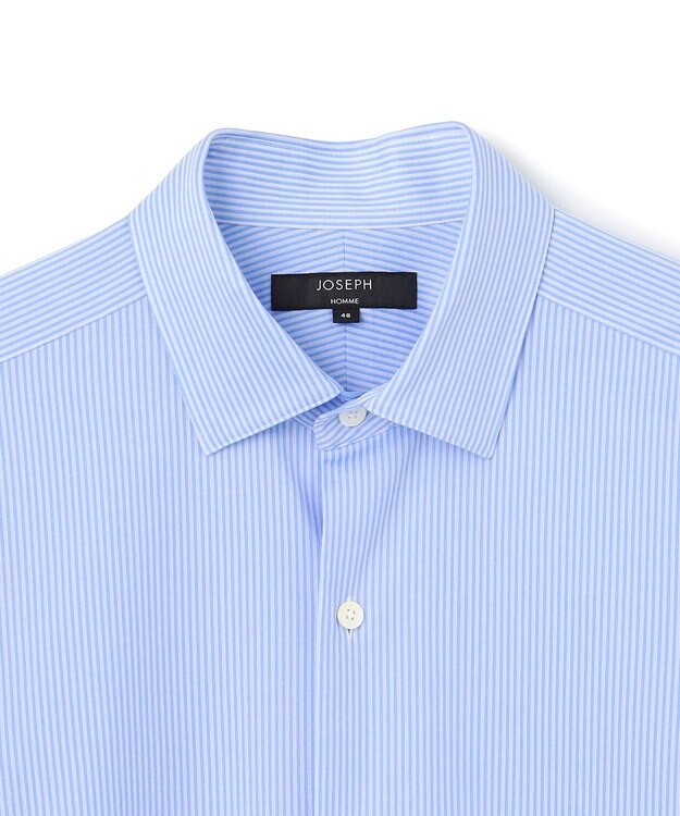 JOSEPH HOMME ハイゲージコットンジャージー 　レギュラーカラーシャツ スカイブルー系1