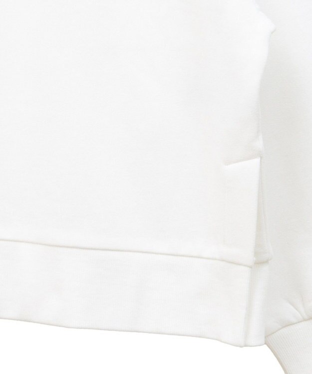 Green Parks 裏起毛発泡ロゴプルオーバー Off White