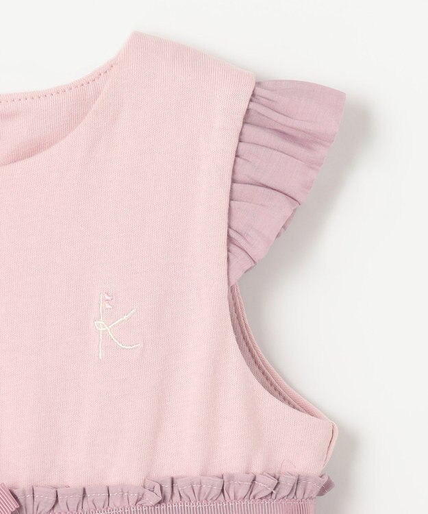 組曲 KIDS 【80~100㎝】ベビーフラワー ドレス ピンク系