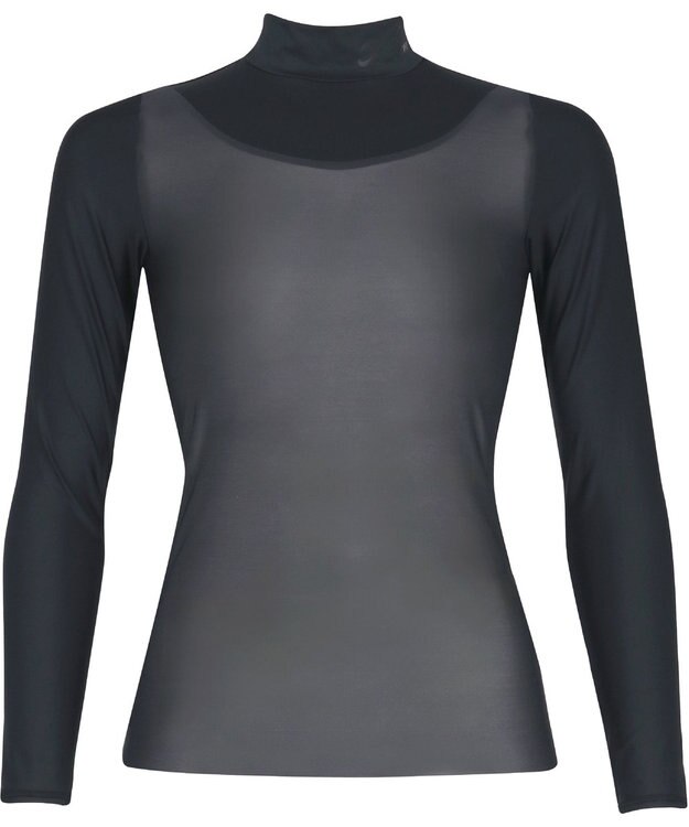 CW-X 【WOMEN】 CW-X シアートップス メッシュ素材(本体) 屋外スポーツ テニス ゴルフ インナー 長袖 ハイネック レディース CHY069 /ワコール ブラック