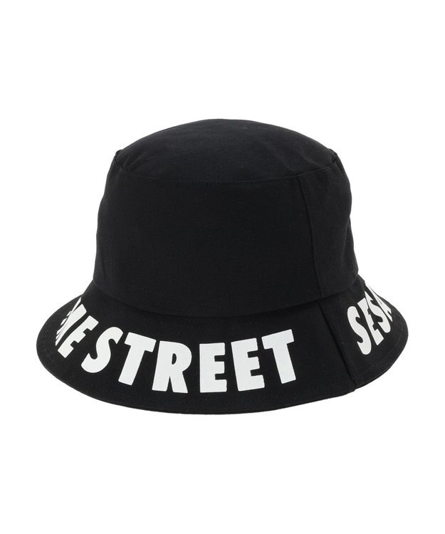 AMERICAN HOLIC プリントバケットハット／セサミストリート Black