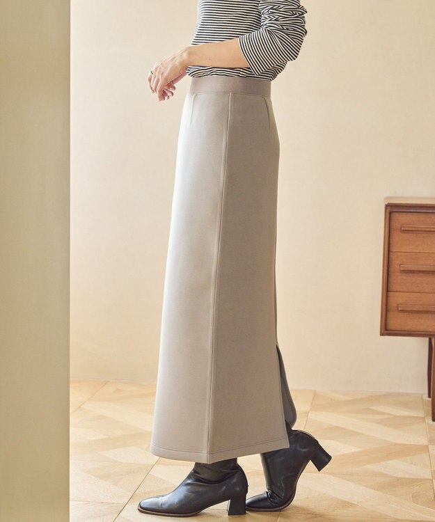 AMERICAN HOLIC ダンボールポンチタイトスカート Gray Beige