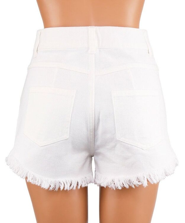 San-ai Resort（三愛水着楽園） ビーチデニム（ホワイト）　S・M・L【San-ai Resort（サンアイリゾート）】 ホワイト