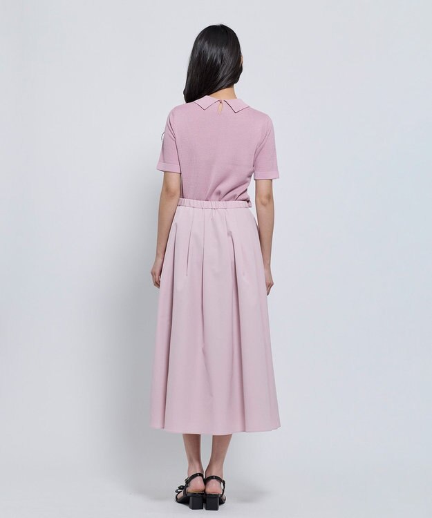 TOCCA HONEYCOMB MESH KNIT ニットトップス ピンク系