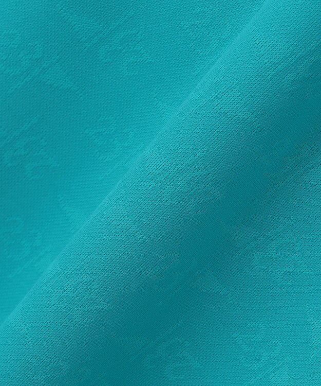 23区GOLF 【WOMEN】【吸水速乾】フラッグロゴジャガード ワンピース 腰回りカバー 1枚で決まる ターコイズブルー系