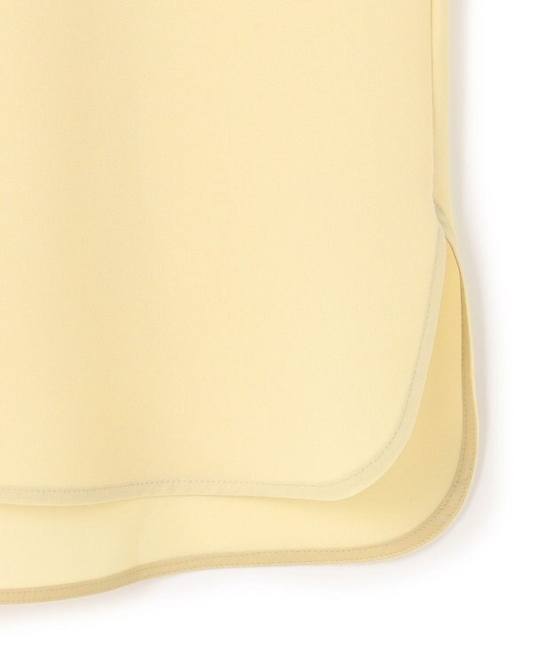 BEIGE， 【洗える】STOW / フリルタイブラウス Mustard