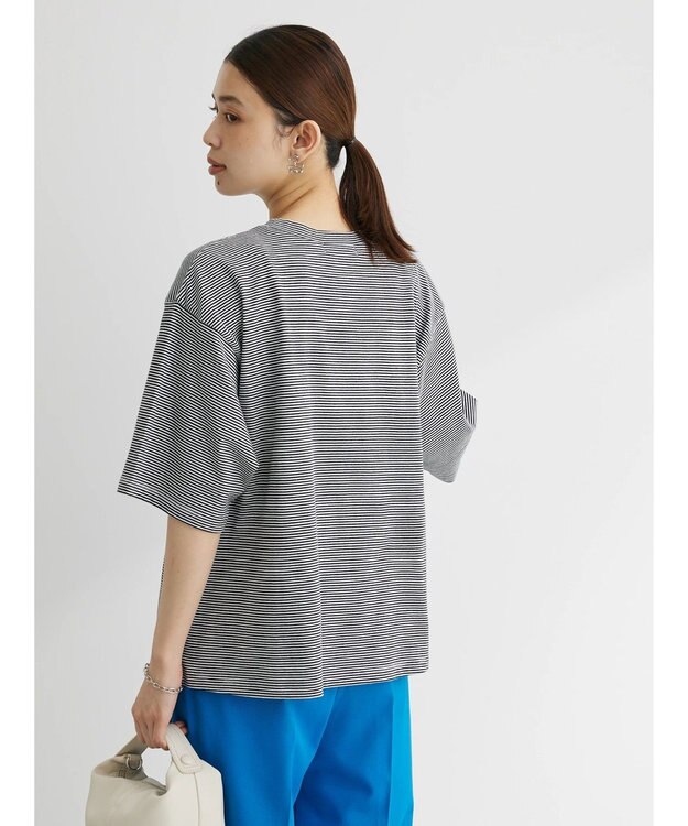 Green Parks 半袖ボーダーロゴＴＥＥ Black