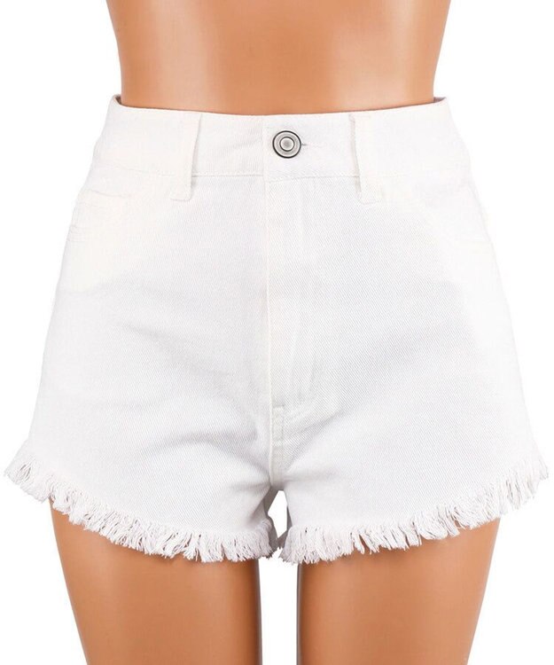 San-ai Resort（三愛水着楽園） ビーチデニム（ホワイト）　S・M・L【San-ai Resort（サンアイリゾート）】 ホワイト