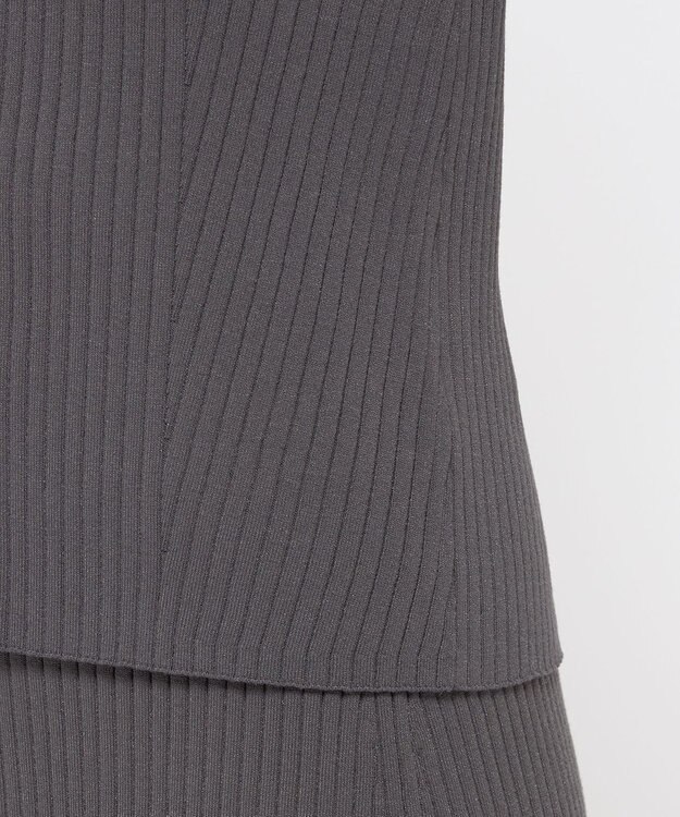 uncrave 【手洗い可】スムース ニット ビスチェ プルオーバー（uncrave STANDARD） スレート