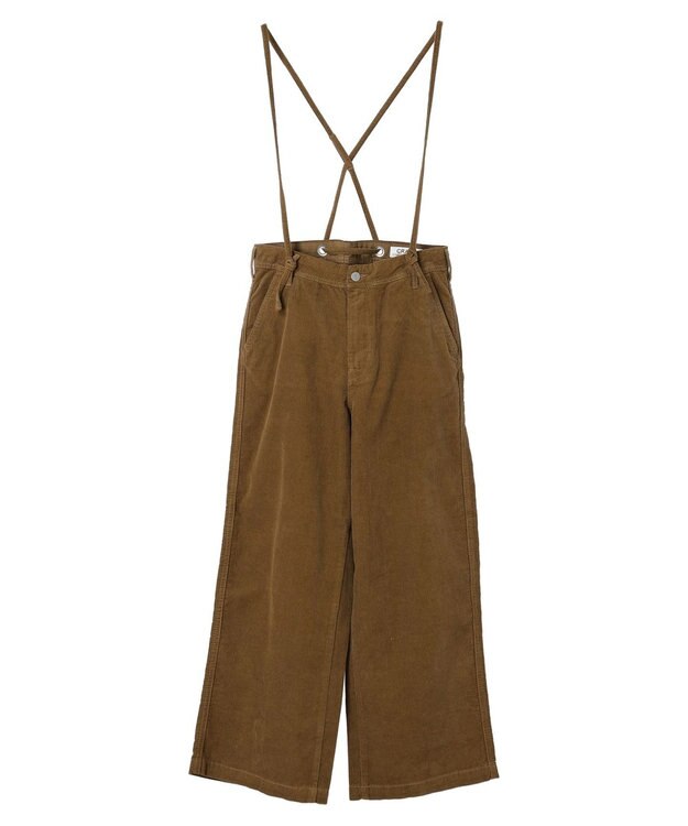 CRAFT STANDARD BOUTIQUE コーデュロイ２ＷＡＹサロペットパンツ Camel