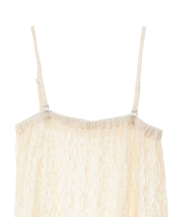 earth music&ecology ２ｗａｙレースレイヤードスカート Light Yellow