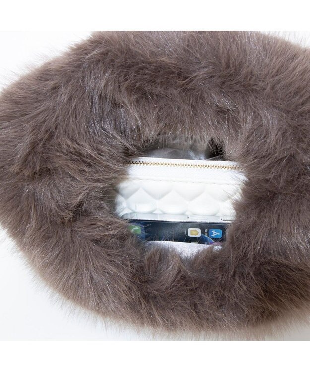 UNBILLION カカトゥ kakatoo / オーバルファーバッグ GY