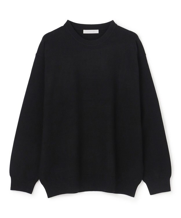 UNFILO MENS 【OCEANS YouTube 掲載/男女兼用】スムースシルキーニット ブラック