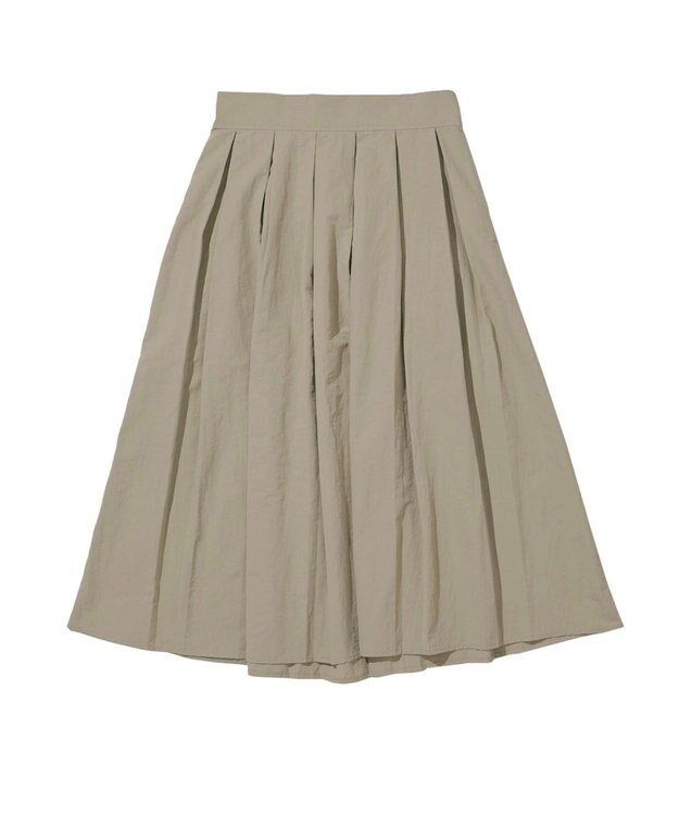 Green Parks armonia．フレアスカート Gray Beige