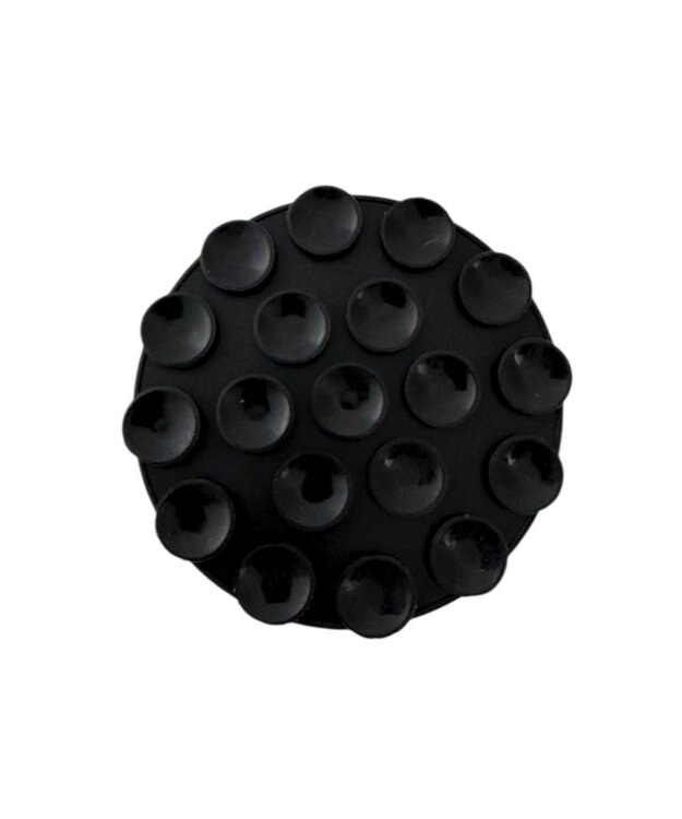 WEGO ラウンドマルチ吸盤シート ブラック