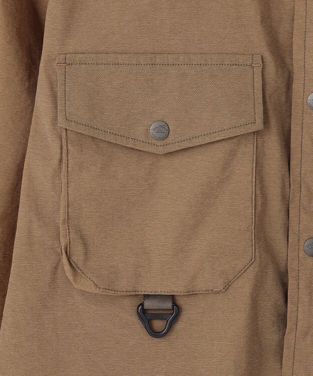 JOSEPH ABBOUD MOUNTAIN 【UNISEX】ECO撥水 ハイパワーストレッチアウトドアシャツ キャメル系