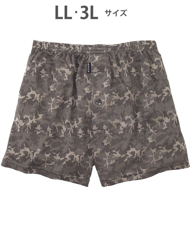 WACOAL MEN トランクス　なめらかな肌ざわり　やわらかなはき心地　ニット素材　前開き　/ブロス　GT7110 グレー