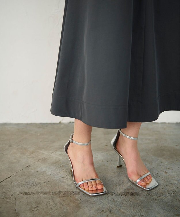 GRACE CONTINENTAL トレンチジャンパースカート グレー