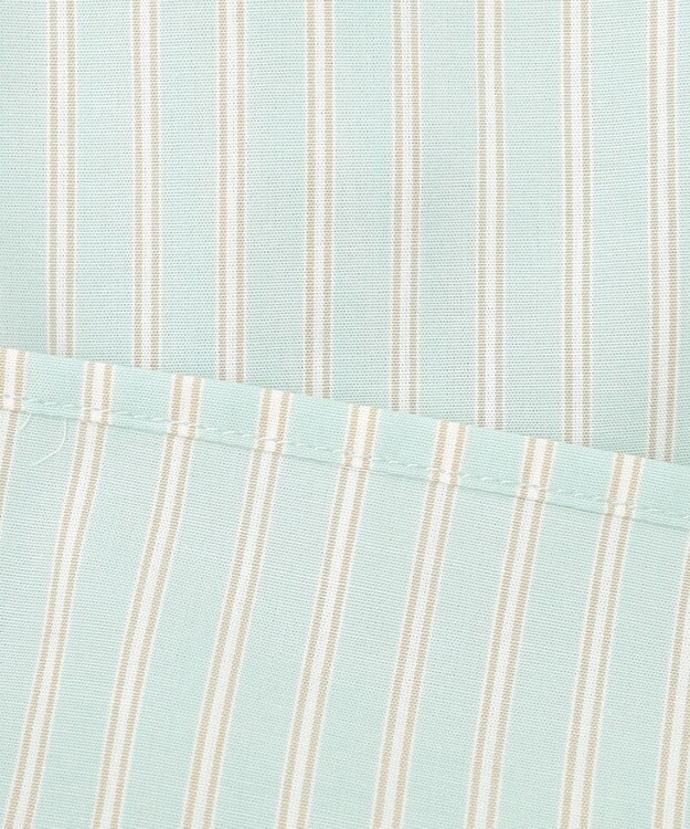 組曲 KIDS 【150-160㎝】サマーストライプ ブラウス セージ系1