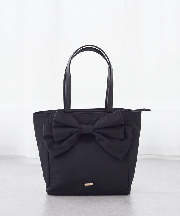 Maison de FLEUR 撥水加工3ルームトートバッグ Black