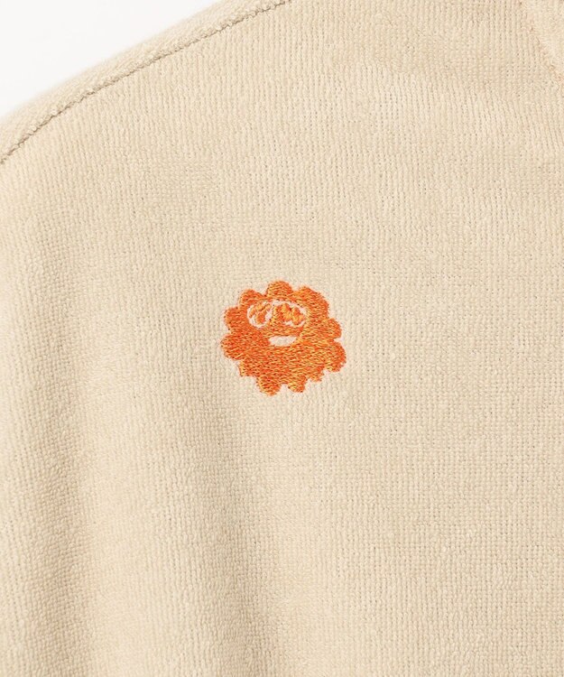 PW CIRCULUS GOLF 【WOMEN】パイル ハーフジップ モックネック ワンピース ゴルフウェア レディース ベージュ系